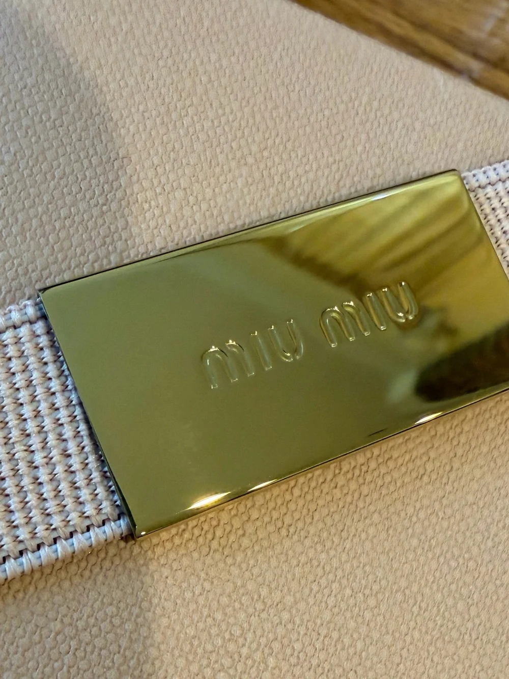 Miu Miu Authentic Box Dust Bag & Logo Ribbon Packaging Set